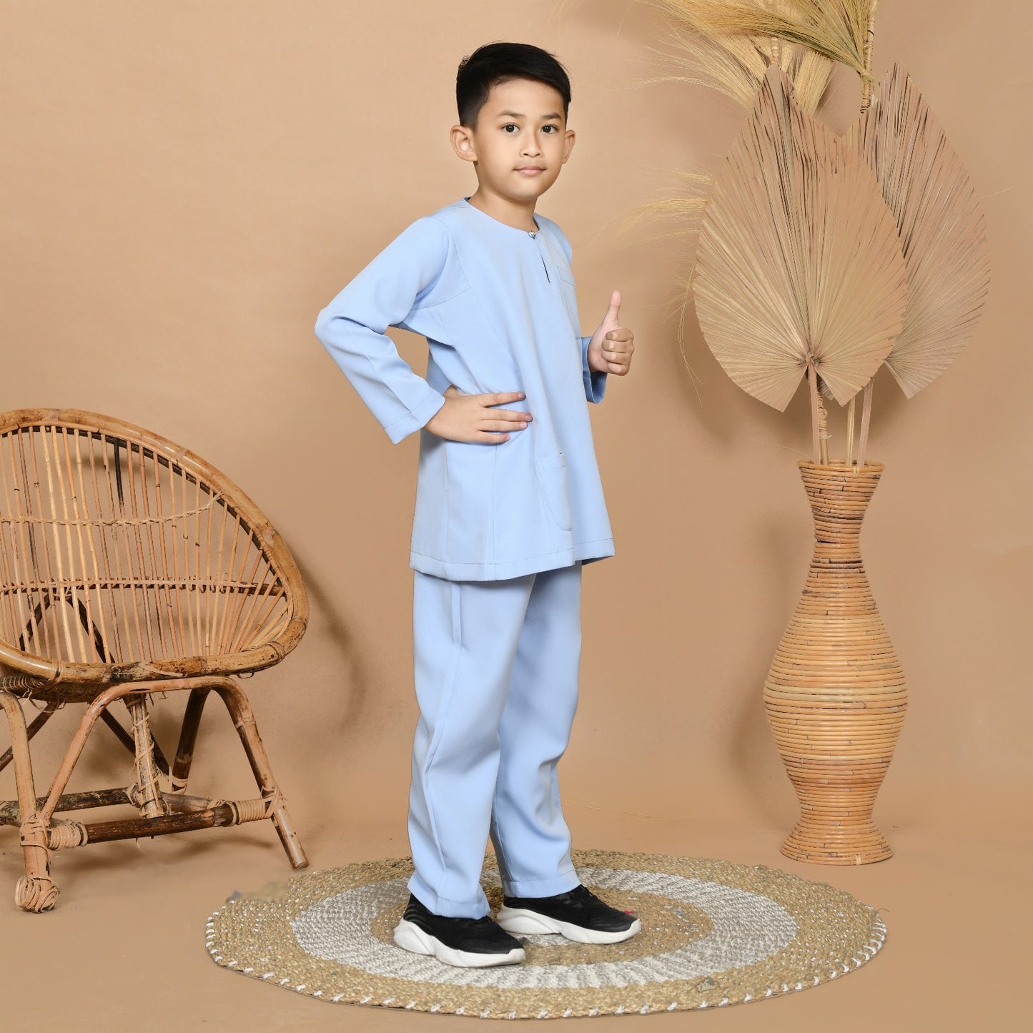 Wan Kurung Set Junior (Blue)