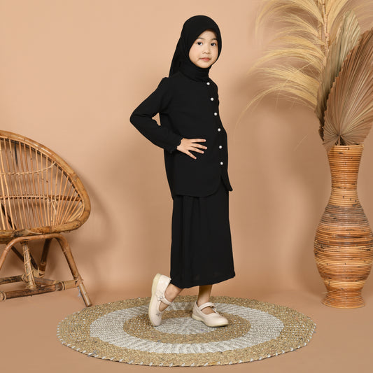Dara Baju Kurung Junior (Black)