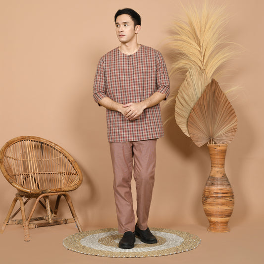 Budi Kurung Set (Red)
