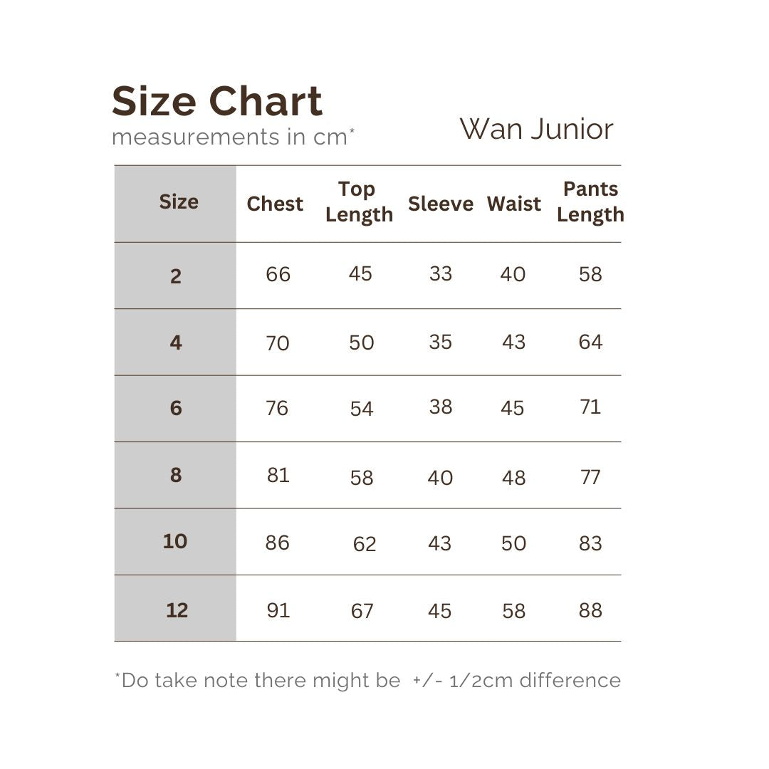 Wan Kurung Set Junior (Dark Green)