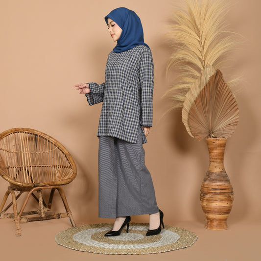Kasih Baju Kurung (Blue)