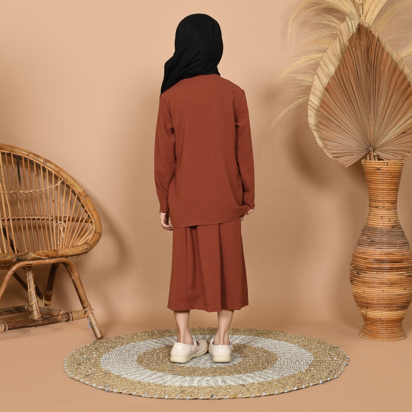 Dara Baju Kurung Junior (Orange)