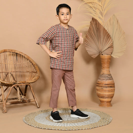 Budi Kurung Set Junior (Red)